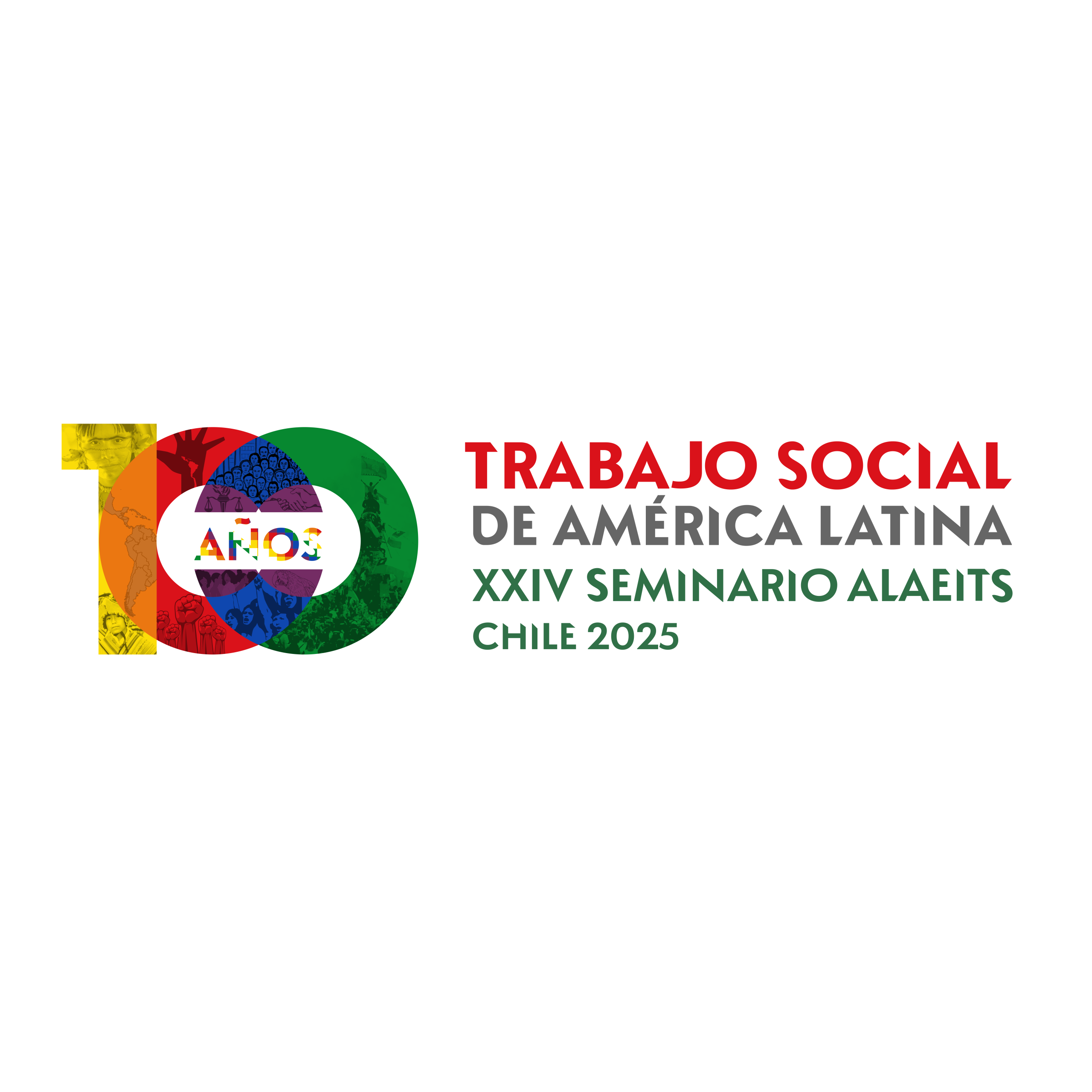 Logo 100 años Trabajo Social